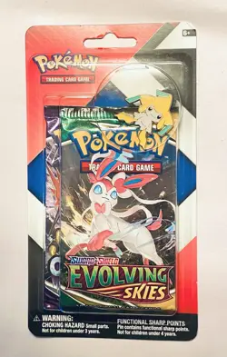 Pokemon Evolving Skies & Chilling Reign 2 pack Blister with Pin - NEW & SEALED - Image 1
