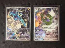 Pokemon TCG Thundurus 209 and Tornadus 210 NM Pokemon Center Exclusive SVP Promo - Image 1