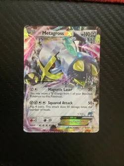 Pokemon TCG Metagross EX XY34 Black Star Promo DMG - Image 1