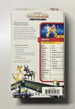 2018 Pokemon TCG Sun & Moon Lost Thunder Storm Caller Theme Deck Factory Sealed - Image 2