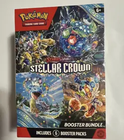 POKEMON TCG: SCARLET AND VIOLET: STELLAR CROWN BOOSTER BUNDLE - Image 1