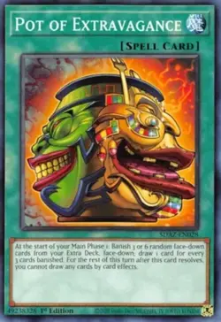 Yugioh! Pot of Extravagance - SDAZ-EN028 - Common - 1st Edition Near Mint, Engli - Image 1