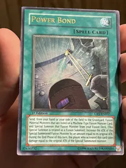 Yugioh Power Bond CRV-EN037 Ultimate Rare 1st Edition LP/VLP - Image 2