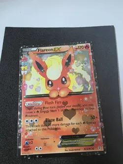 Flareon EX RC6/RC32 Generations Radiant Collection Pokemon TCG Full Art Card - Image 4