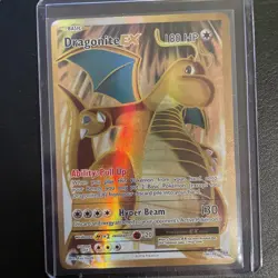 Pokemon TCG Dragonite-EX Evolutions Full Art Holo Card 106/108 Ultra Rare - Image 1