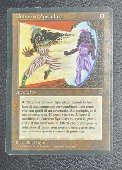 1995 MTG Mirror Universe Legends Italian Played Vintage Reserved List Magic Card - Image 1