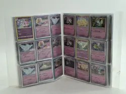 Folder of Pokemon Cards Holographic Trading Job lot Bundle Mixed Card Collection - Image 1