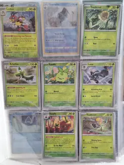 Folder of Pokemon Cards Holographic Trading Job lot Bundle Mixed Card Collection - Image 2