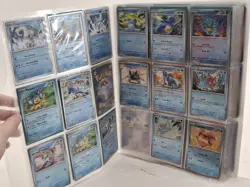 Folder of Pokemon Cards Holographic Trading Job lot Bundle Mixed Card Collection - Image 4