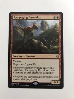 Rampaging Ferocidon MTG Magic the Gathering Card NM Near Mint XLN - Image 1