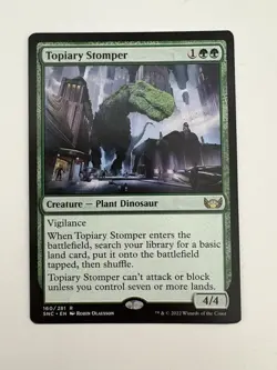 Topiary Stomper MTG Magic the Gathering Card NM Near Mint SNC - Image 1