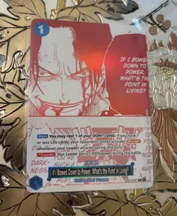 One Piece Card If I Bowed Down to Power, What's the Point. OP13-057 3rd Anniv - Image 1