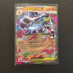 Mega Charizard Ex 013/094 Phantasmal Flames Pokemon Card - Image 1