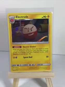Pokemon TCG SM Team Up 39/181 Electrode Holographic Rare Card - Image 2
