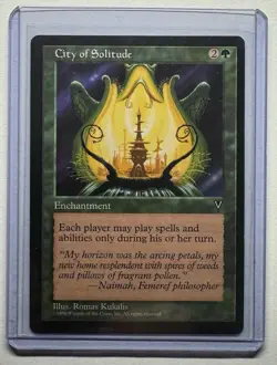 Rare Mint City of Solitude MTG Card Condition Visions NM Magic Gathering - Image 1