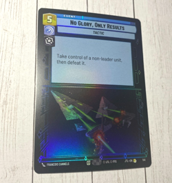 No Glory, Only Results Star Wars Unlimited Jump to Lightspeed 541 Foil Card - Image 1
