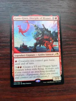 1x FOIL GORO-GORO, DISCIPLE OF RYUSEI - Kamigawa - MTG - Magic the Gathering - Image 1