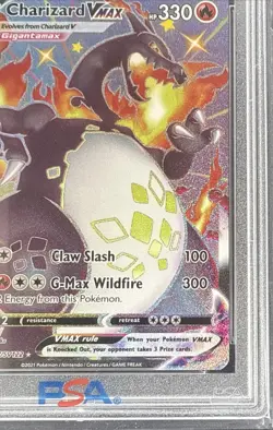 CHARIZARD VMAX SV107/SV122 POKEMON SWORD&SHIELD SHINING FATES FA/HOLO PSA 9 MINT - Image 5