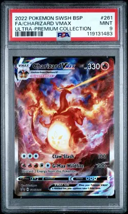 2022 Pokemon BSP FA Charizard VMAX Ultra Premium Collection #261 MINT PSA 9 - Image 1