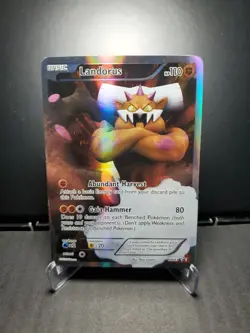 Pokemon TCG Landorus BW43 2012 Black & White Black Star Promo Holo MP - Image 1