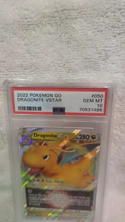 2022 Pokemon Go #050 Dragonite Vstar - PSA 10 - Image 2