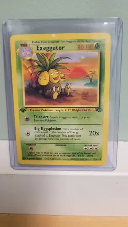 Pokemon TCG Exeggutor 35/64 Jungle Base Set 1st Edition LP - Image 1