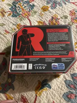 Pokemon TCG Team Rocket Factory Sealed Tin Box - Nidoking Ex - 5 Booster Packs - Image 2