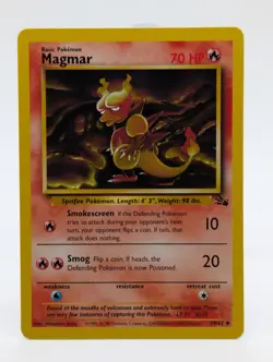 Pokemon Magmar 39/62 Fossil Regular - Image 1