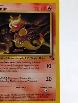 Pokemon Magmar 39/62 Fossil Regular - Image 3