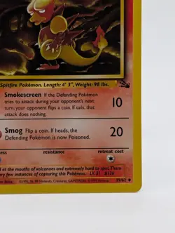 Pokemon Magmar 39/62 Fossil Regular - Image 4
