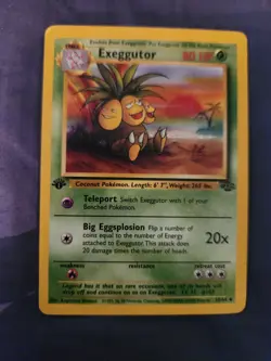 Pokemon TCG Exeggutor Jungle 35/64 Regular 1st Edition Uncommon - Image 1