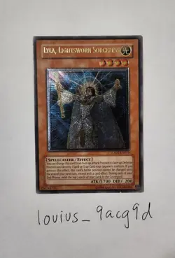 Yu-Gi-Oh! Lyla, Lightsworn Sorceress LODT-EN019 Ultimate Rare Original Print LP - Image 1