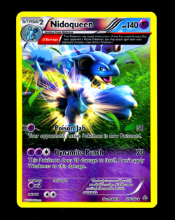 2015 Pokemon NIDOQUEEN Primal Clash REVERSE HOLO Foil Rare XY Set Card 69/160 NM - Image 1