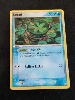 Lotad 55/100 Ex Crystal Guardians Pokemon Card - Image 1