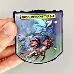 MTG Life Wheel Rare FOIL Vintage Card Promo Dice Old Counter Magic the Gathering - Image 5
