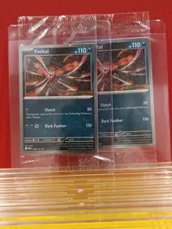 x2 Yveltal 088/132 Mega Evolution Stamped Promo Pokemon Card Sealed - Image 1