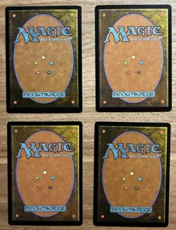 4x POLLUTED DELTA SIGNED OSTROWSKI ENG mtg Magic The Gathering Fecth - Image 2