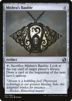 1x Mishra's Bauble NM Eng MTG - Iconic Masters - Image 1