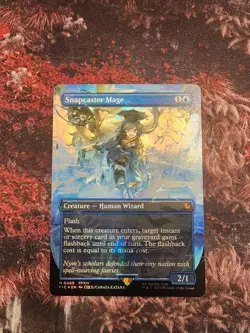 Snapcaster Mage (Borderless) (Chocobo Track Foil) Commander - Image 1