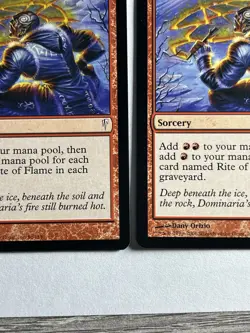 Magic The Gathering Rite of Flame Coldsnap Regular X4 NM Never Played MTG - Image 3