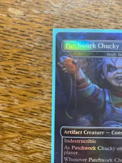 Patchwork Chucky - Stuffy Doll Secret Lair Drop Foil ?? ready to ship ASAP - Image 4