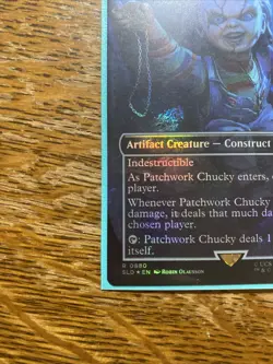 Patchwork Chucky - Stuffy Doll Secret Lair Drop Foil ?? ready to ship ASAP - Image 5