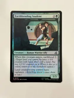 Earthbending Student Foil MTG Avatar TLE 0249 NM - Image 1
