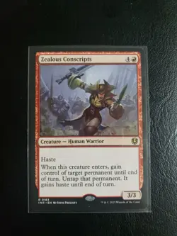 x1 Zealous Conscripts R MTG Innistrad Remastered M/NM, English - Image 1
