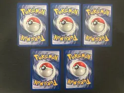 Team Rocket 2000 1st Edition Lot of 5 Vintage WOTC Pokemon TCG Cards - Image 2