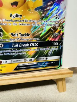 Pokemon TCG Pikachu GX SM232 Black Star Promo Holo Oversize Card JUMBO CARD! - Image 3