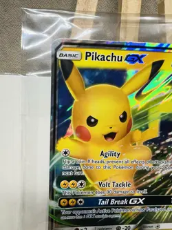 Pokemon TCG Pikachu GX SM232 Black Star Promo Holo Oversize Card JUMBO CARD! - Image 4