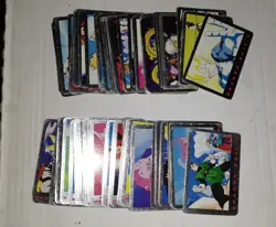 Lot 89 Cartes Dragon Ball Z Serie 2 cards DBZ DBZ Part Argent Silver rare set - Image 1