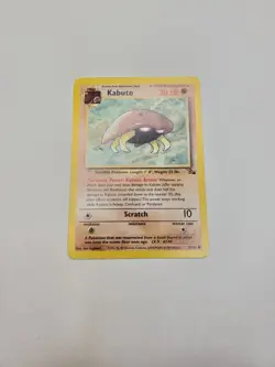 KABUTO - Fossil Set - 50/62 - Common - Pokemon Card - Unlimited Edition - NM - Image 1