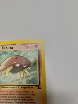 KABUTO - Fossil Set - 50/62 - Common - Pokemon Card - Unlimited Edition - NM - Image 5
